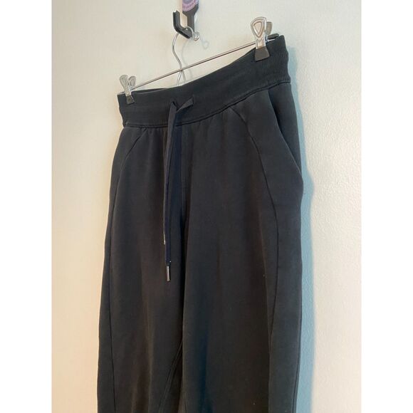 Lululemon Scuba Jogger Black SIZE 4 Light Cotton Terry Classic Jogger - Picture 5 of 6